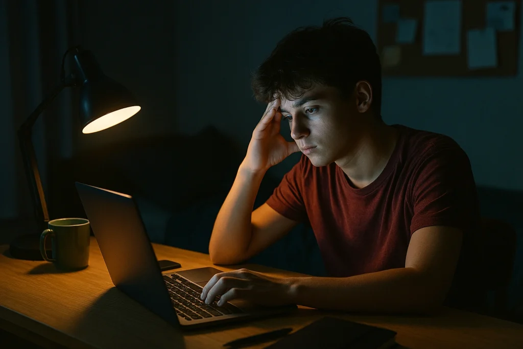 چرا فرزند نوجوانم تا دیر وقت بیدار است؟ بررسی دلایل پنهان و راهکارهای واقعی