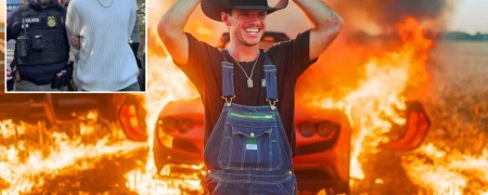 اتهام فرار مالیاتی علیه یوتیوبری که فِراری ۴۰۰,۰۰۰ دلاری خود را برای بازدید گرفتن آتش زد