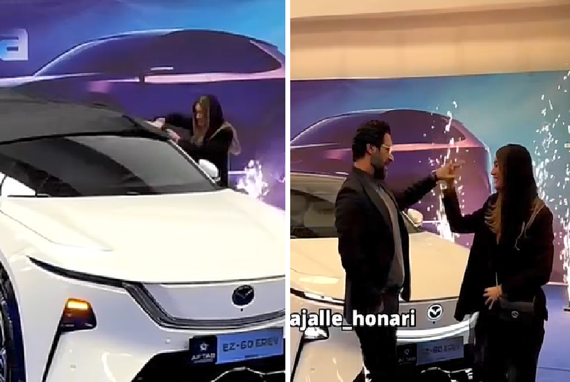 عصبانیت آناهیتا همتی از شوآف متین ستوده و کامران تفتی و هدیه خودرو + ویدیو