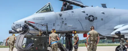 نگاهی به تاریخچه و مشخصات جنگنده A-10C Thunderbolt II ملقب به «تانک پرنده»