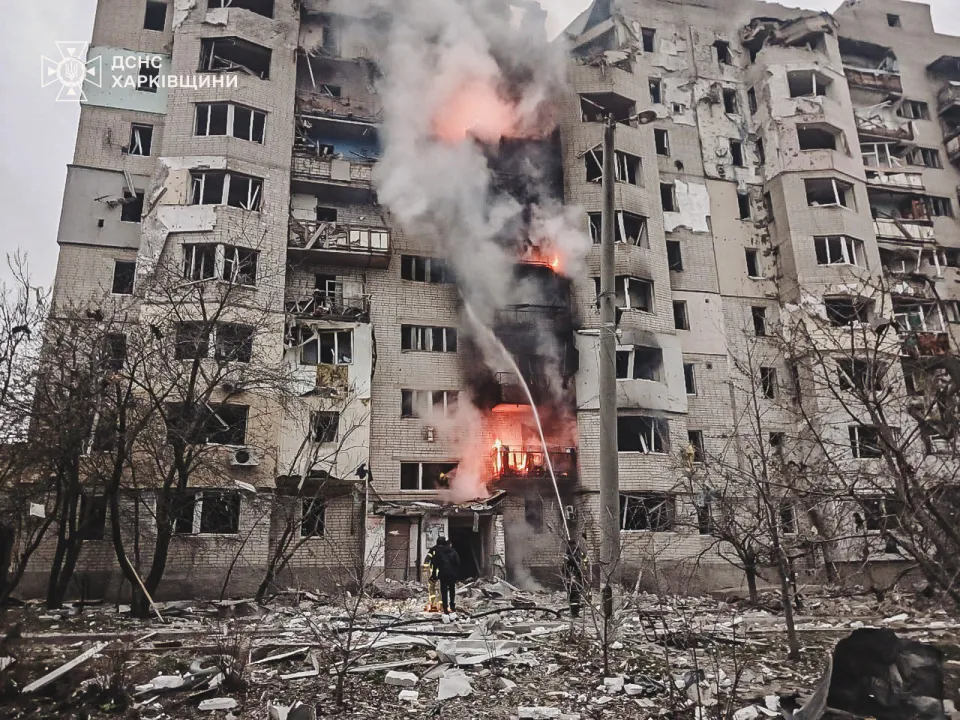 حمله موشکی روسیه به اوکراین