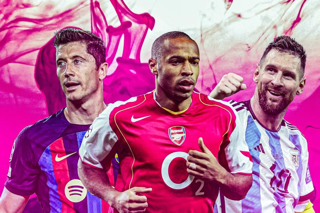 ۱۰ بازیکن تمام‌ کننده برتر تاریخ فوتبال با قدرت گلزنی مرگبار؛ از تیری آنری تا گرد مولر