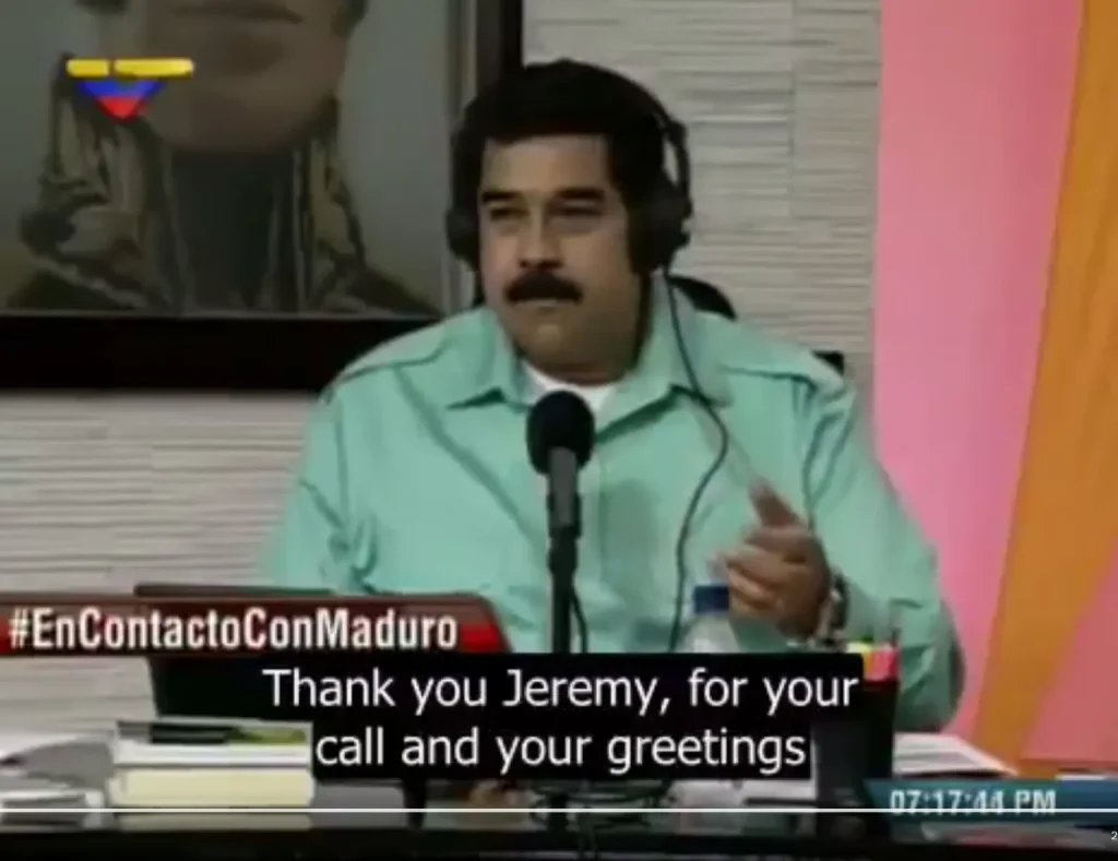 نیکلاس مادورو در سال ۲۰۱۴