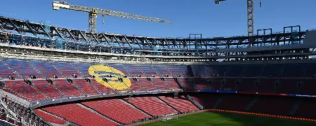 جاری شدن سیل در ورزشگاه تازه بازسازی شده نیوکمپ + ویدیو