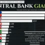 ۲۰ بانک مرکزی کشورهای جهان که بیشترین مقدار ثروت و دارایی را دارند + اینفوگرافی