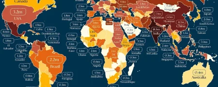 کشورهای با بیشترین فرار مغزها در سال ۲۰۲۴ + اینفوگرافی و جایگاه ایران