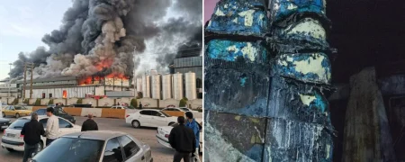 آخرین جزئیات از آتش‌سوزی کارخانه کاله در آمل؛ حریق چگونه آغاز شد + ویدئو