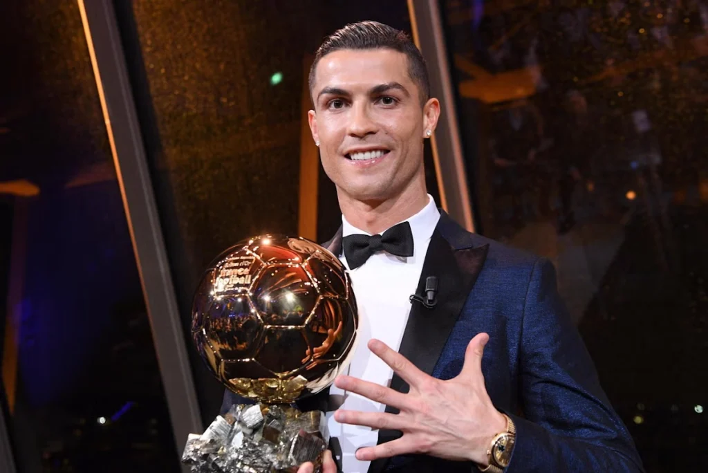 کریستیانو رونالدو توپ طلا