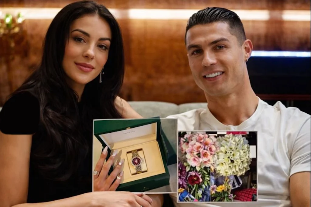قیمت قابل‌توجه هدیه کریستیانو رونالدو به جورجینا رودریگز در تولد ۳۲ سالگی‌اش
