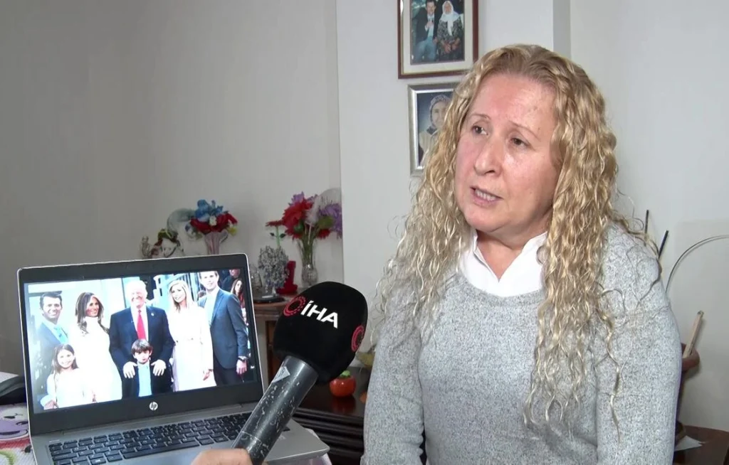 نجلا اوزمن زن ساکن ترکیه که خود را دختر ترامپ میداند