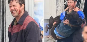 انتشار تصاویر پشت صحنه فیلم «رایدرز»؛ برد پیت در نقش پدری در جستجوی خانواده