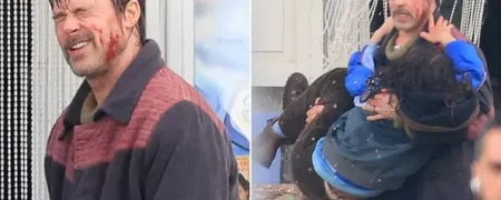 انتشار تصاویر پشت صحنه فیلم «رایدرز»؛ برد پیت در نقش پدری در جستجوی خانواده