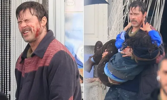 انتشار تصاویر پشت صحنه فیلم «رایدرز»؛ برد پیت در نقش پدری در جستجوی خانواده