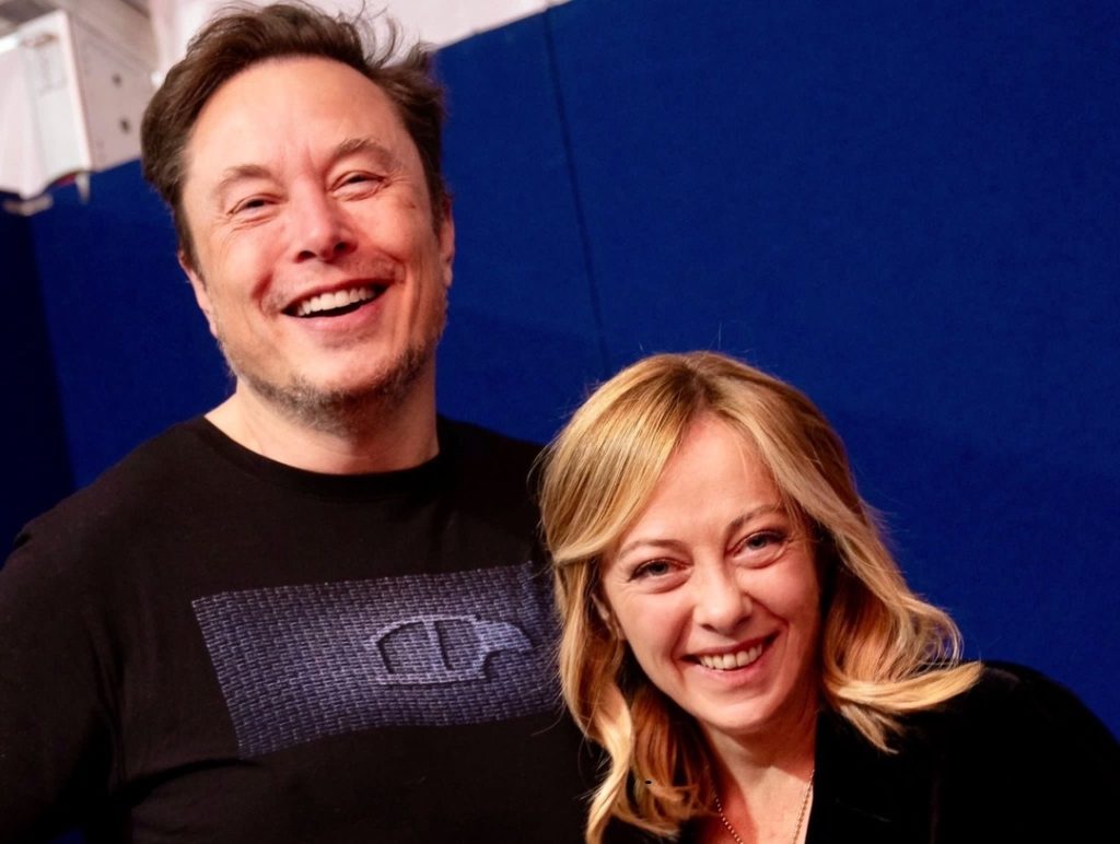 دیدار ایلان ماسک و جورجیا ملونی در حاشیه المپیک زمستانی خبرساز شد + ویدیو