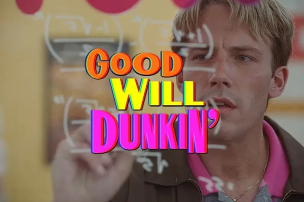 حضور بن افلک در تبلیغ طنز Dunkin با الهام از فیلم Good Will Hunting + ویدیو