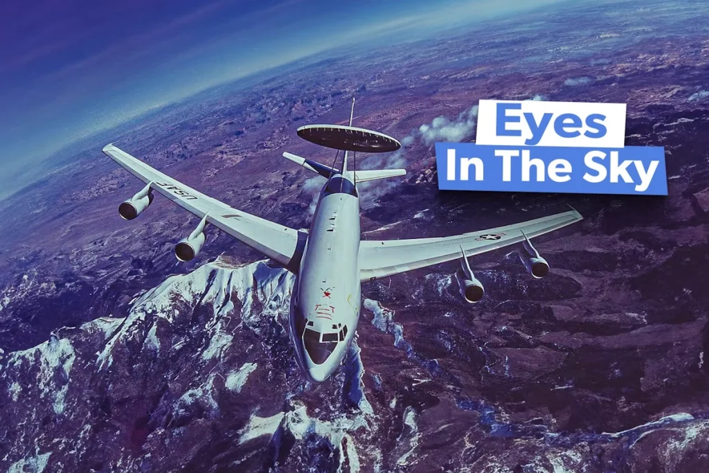 نگاهی به هواپیمای آواکس E-3 Sentry ملقب به «چشم در آسمان» + ویدیو