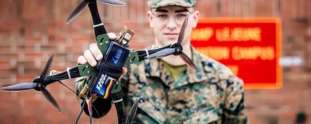 تفنگداران دریایی آمریکا از اولین پهپاد چاپ سه بعدی خود به نام HANX رونمایی کرد