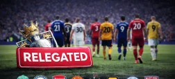 آخرین باری که هر یک از ۲۰ تیم حاضر در لیگ برتر انگلیس به دسته پایین‌تر سقوط کرده‌اند
