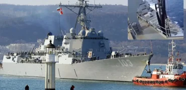 برخورد کشتی‌های جنگی نیروی دریایی آمریکا در کارائیب که ۲ دریانورد زخمی به دنبال داشت