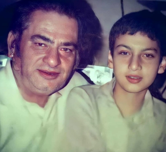 ارژنگ امیرفضلی و پدرش