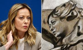 شباهت عجیب فرشته‌ای در یک نقاشی مذهبی به نخست‌وزیر ایتالیا خبرساز شد