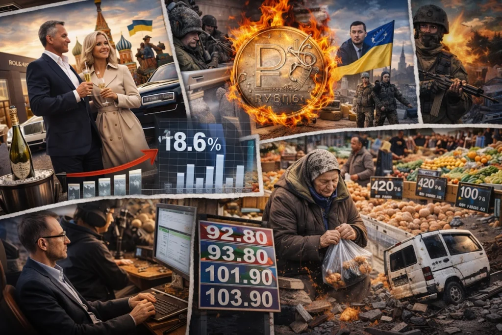 مقایسه تاثیر تحریم‌های غرب علیه کرملین بر زندگی ثروتمندان و مردم عادی روسیه