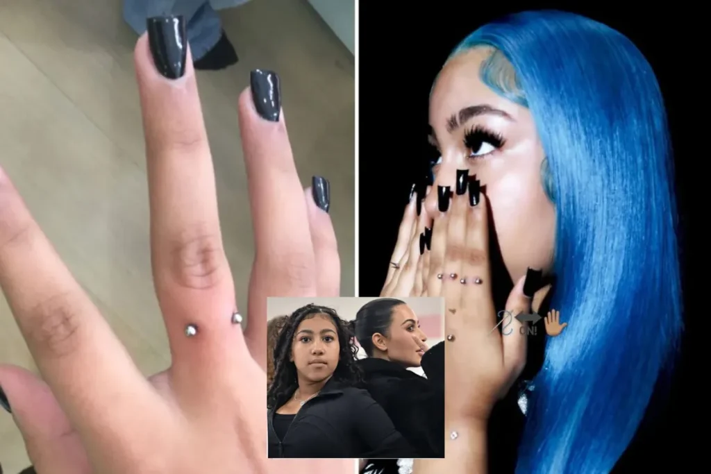 پیرسینگ‌های جدید دختر ۱۲ ساله کیم کارداشیان صدای طرفداران را درآورد