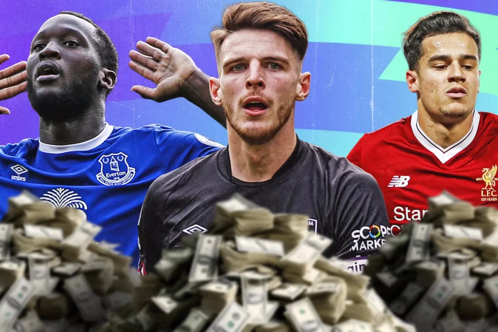 گرانقیمت‌ترین فروش بازیکن در تاریخ هر یک از ۲۰ تیم باشگاه‌های لیگ برتر انگلیس