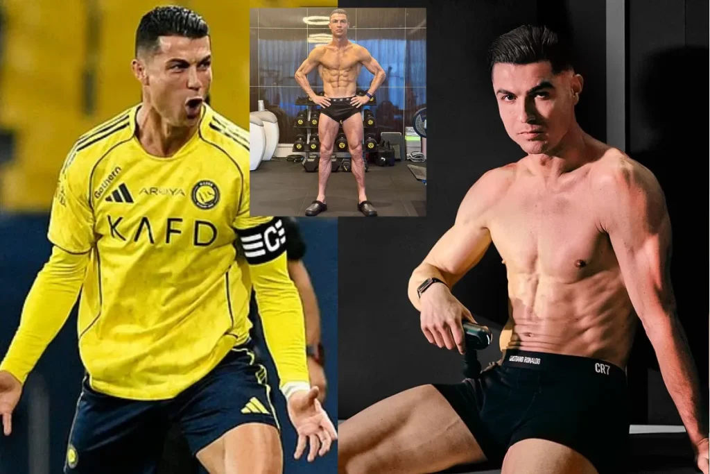 رونمایی کریستیانو رونالدو ۴۱ ساله از بدن ورزیده‌اش در تبلیغ برای برند تجهیزات ورزشی خود