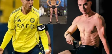 رونمایی کریستیانو رونالدو ۴۱ ساله از بدن ورزیده‌اش در تبلیغ برای برند تجهیزات ورزشی خود