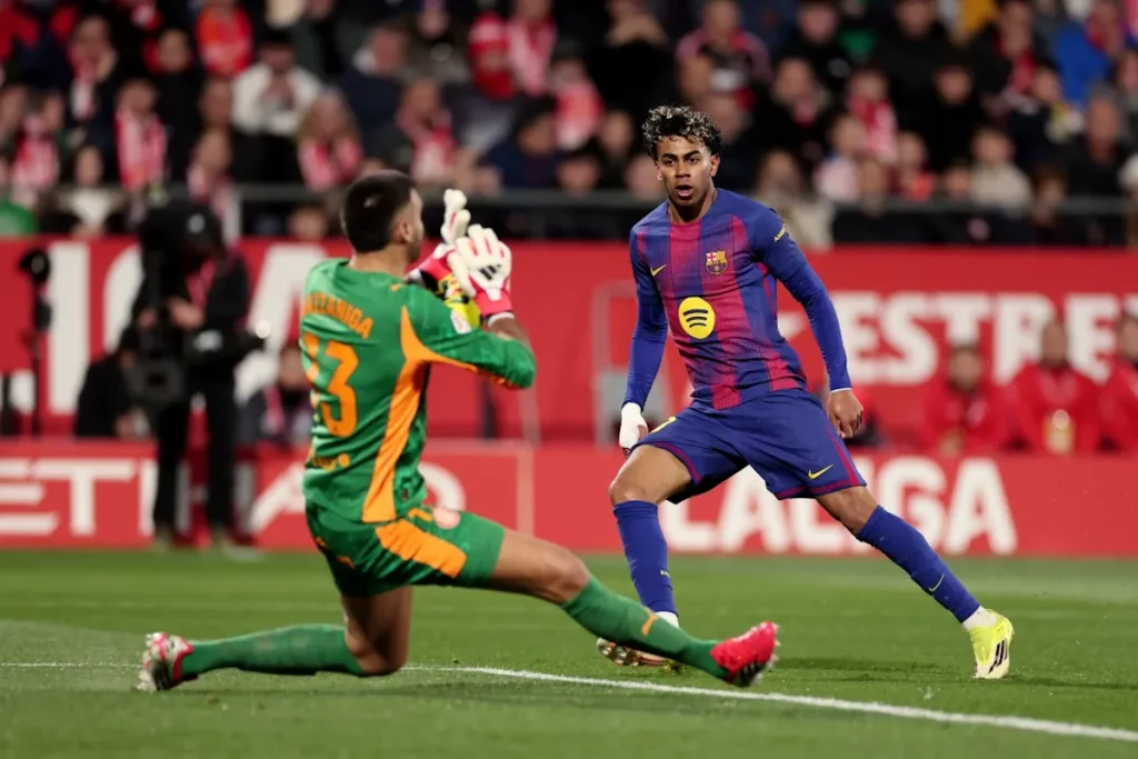 شکست بارسلونا مقابل خیرونا در مسابقه سرنوشت‌ساز برای صدرنشینی + خلاصه مسابقه