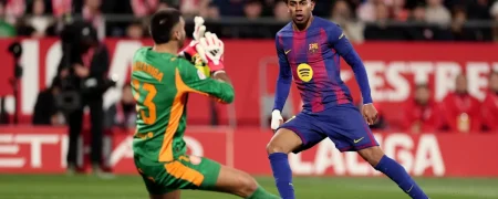 شکست بارسلونا مقابل خیرونا در مسابقه سرنوشت‌ساز برای صدرنشینی + خلاصه مسابقه