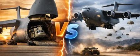 نگاهی به تفاوت‌های عمده بین هواپیماهای ترابری C-17 Globemaster و C-5 Galaxy