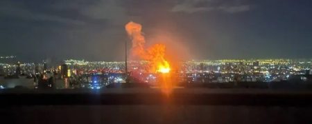 آتش‌سوزی گسترده پس از حمله به انبار نفت تهران + جزئیات و ویدیو