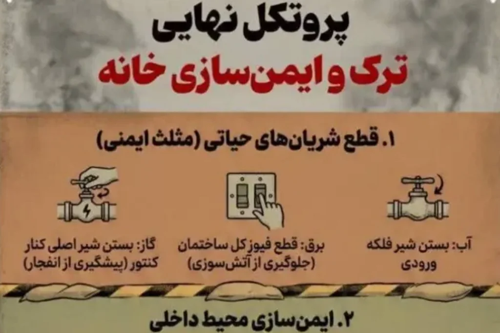 ۴ پروتکل اساسی برای ایمن‌سازی و ترک خانه در شرایط بحرانی + اینفوگرافی