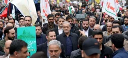 مسعود پزشکیان در راهپیمایی روز قدس