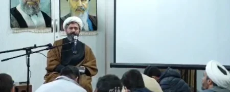 لحظه اصابت موشک به محل جلسه طلاب قم در شرق تهران + ویدئو
