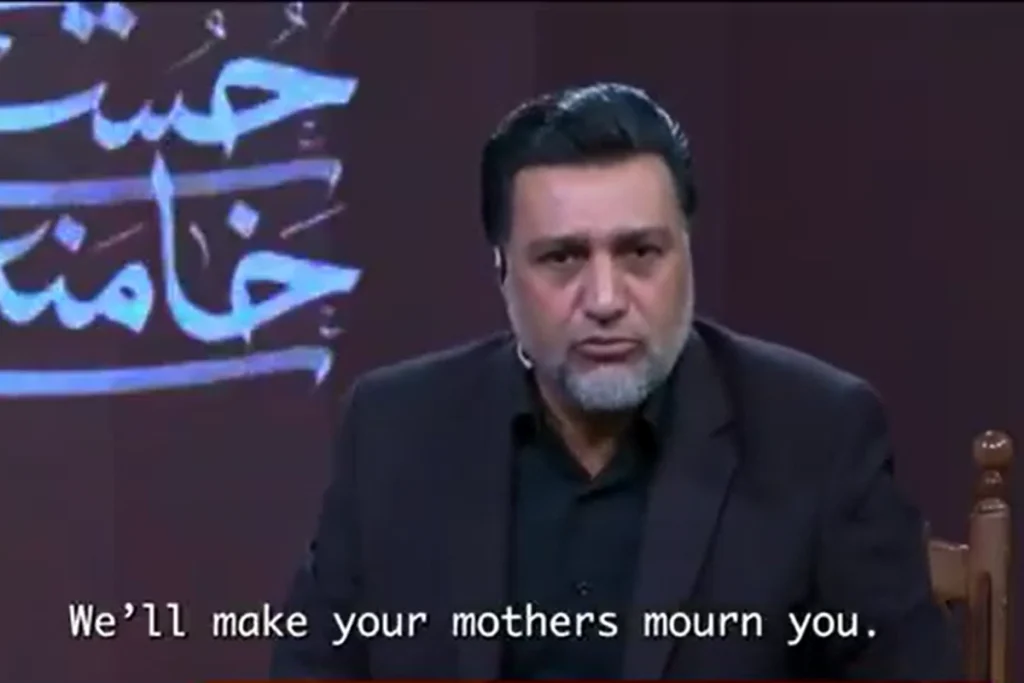  تهدید مخالفان توسط مجری تلویزیون خبرساز شد: «ننه‌تون رو به عزاتون می‌نشونیم»