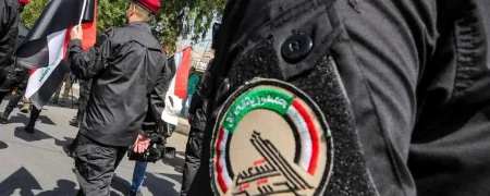 لحظه حمله هلی‌کوپتر آپاچی ارتش ایالات متحده به پایگاه حشدالشعبی عراق + ویدئو