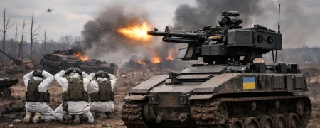 اولین پیروزی در میدان نبرد تنها با استفاده از ربات جنگی و پهپاد در اوکراین ثبت شد