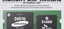 بزرگ‌ترین تولیدکنندگان تراشه حافظه در جهان در سال ۲۰۲۶ + بازار در دست کره‌جنوبی
