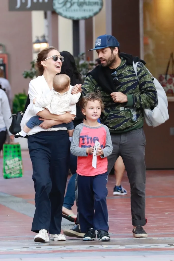 ناتالی پورنمن و فرزندانش