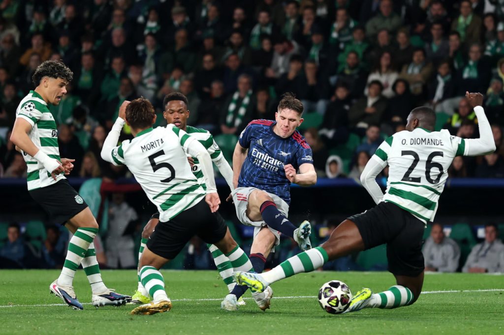 خلاصه بازی اسپورتینگ و آرسنال؛ تک گلی که در لحظات پایانی به ثمر رسید + ویدیو