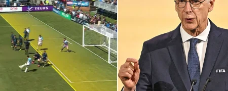 ثبت اولین گل با قانون جدید آفساید «نور روز»؛ آزمایش ایده آرسن ونگر در کانادا + ویدئو