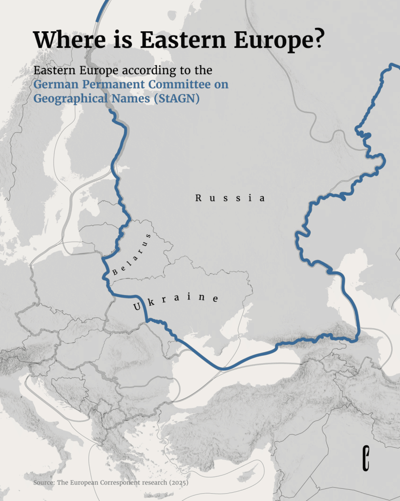 Where Does Eastern Europe Begin and End?
