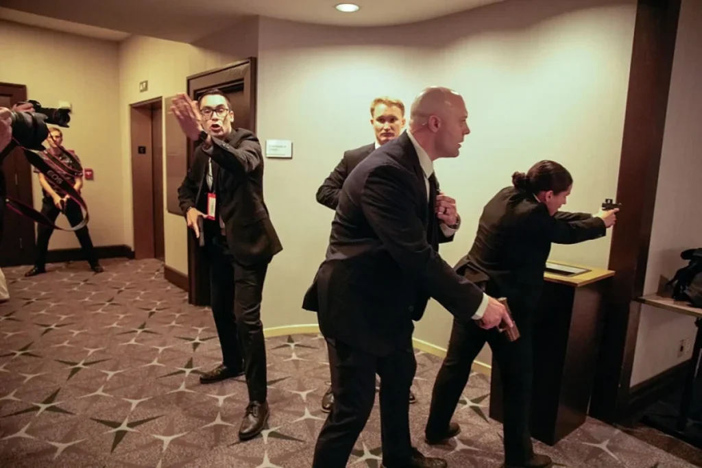 ویدیوی تازه از تعقیب‌وگریز پس از تیراندازی در مراسم شام کاخ سفید