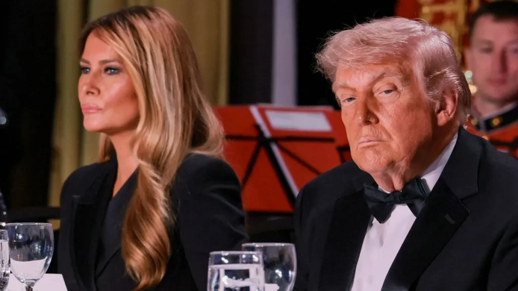 دونالد و ملانیا ترامپ