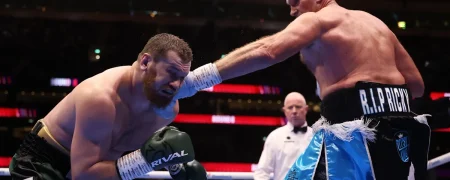 تایسون فیوری با مبارزه‌ای قاطع ارسلان بیک مخمودوف را شکست داد + تصاویر