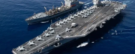 ناو هواپیمابر با ۲۹۵ روز استقرار متوالی در دریا رکورد ناوهای آمریکایی را شکست