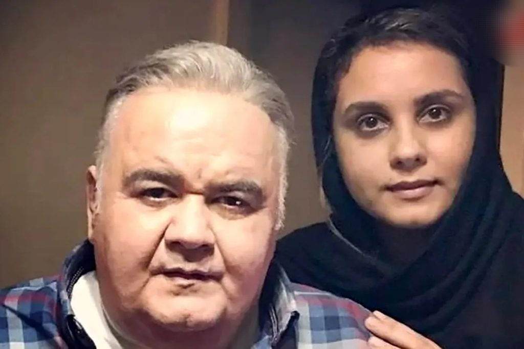 اکبر عبدی و دخترش